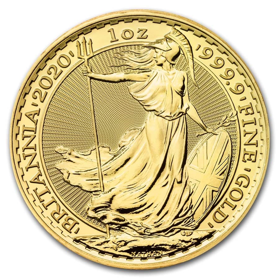 2020 Great Britain 1 oz Gold Britannia BU