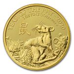 2020 Great Britain 1 oz Gold Year of the Rat BU