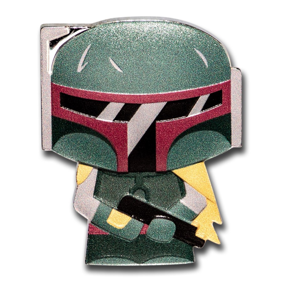 2020 Niue 1 oz Silver Chibi Coin Collection: Boba Fett