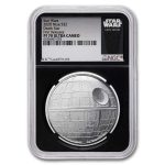 2020 Niue 1 oz Silver Star Wars Death Star PF-70 NGC (FR)