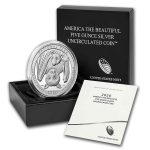 2020-P 5 oz Silver ATB American Samoa (w/Box & COA)