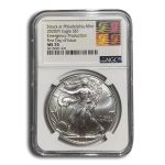 2020 (P) American Silver Eagle MS-70 NGC (FDI, Philadelphia)