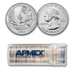 2020-P ATB Quarter Marsh-Billings-Rockefeller 40-Coin Roll BU