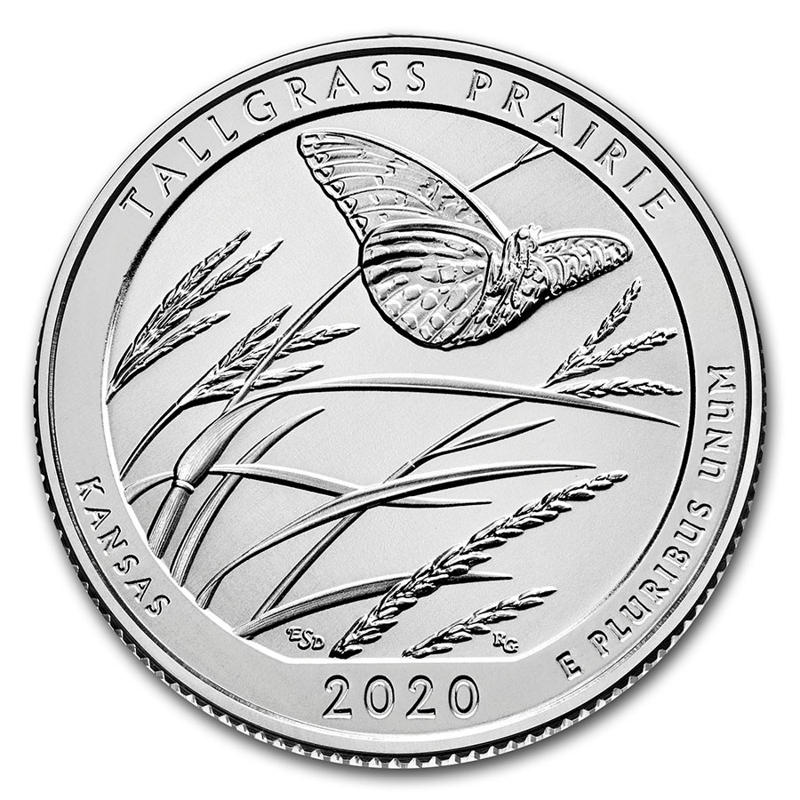 2020-P ATB Quarter Tallgrass Prairie National Preserve BU