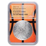 2020-P Basketball Hall of Fame $1 Silver PF-69 NGC (ER)