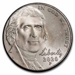 2020-P Jefferson Nickel BU