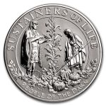 2020-P Silver Mayflower 400th Anniversary Reverse Proof Medal