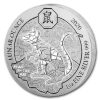 2020 Rwanda 1 oz Silver Lunar Year of the Rat BU
