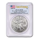 2020 (S) American Silver Eagle MS-70 PCGS (FirstStrike®)