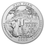 2020-S ATB Quarter Weir Farm National Historic Site Gem Proof