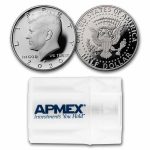 2020-S Kennedy Half Dollar 20-Coin Roll Proof