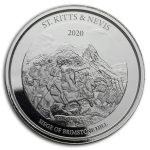 2020 St. Kitts & Nevis 1 oz Silver Brimstone Hill BU