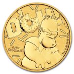 2020 Tuvalu 1 oz Gold The Simpsons: Homer BU