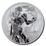 2020 Tuvalu 1 oz Silver Gods of Olympus BU (Zeus)