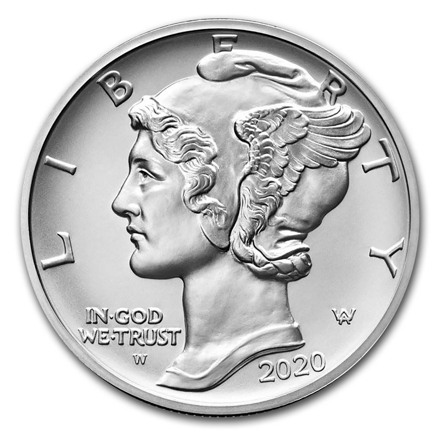 2020-W 1 oz Burnished American Palladium Eagle (w/Box & COA)