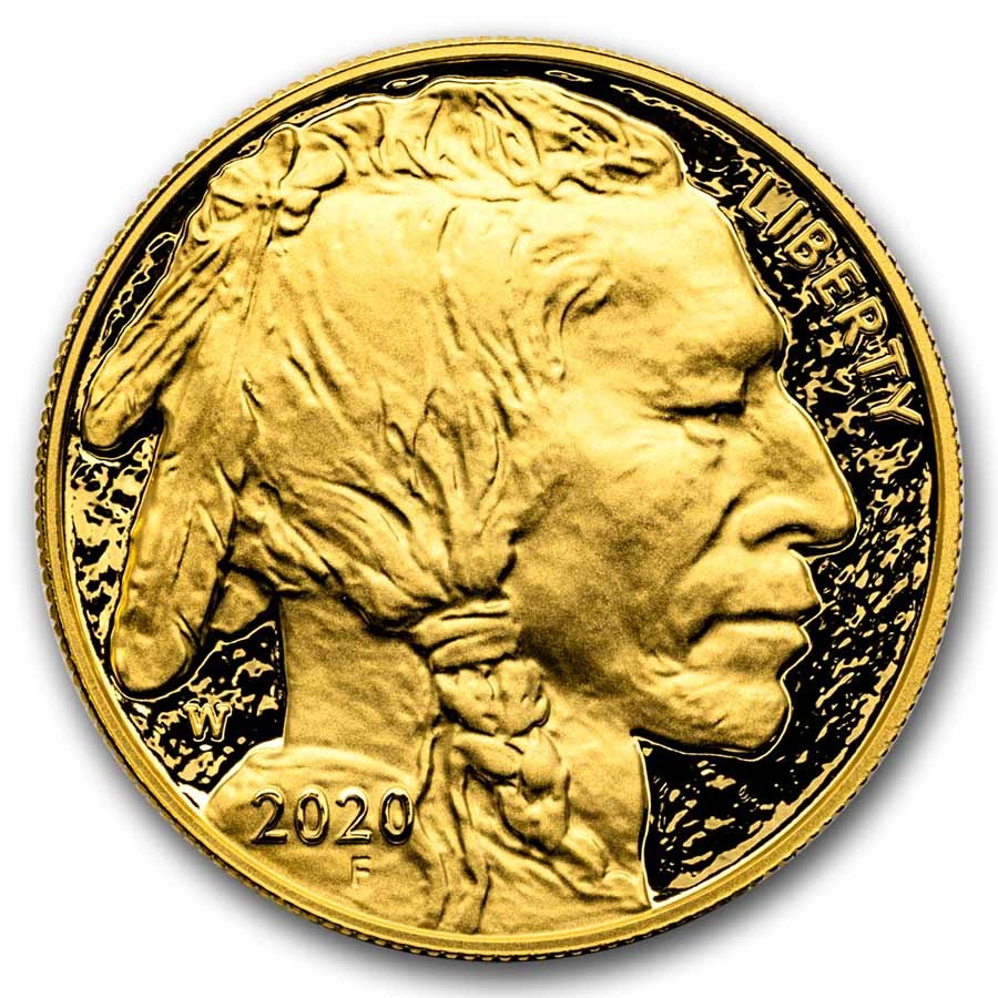 2020-W 1 oz Proof Gold Buffalo (w/Box & COA)