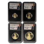 2020-W 4-Coin Proof American Gold Eagle Set PF-70 NGC (Moy)