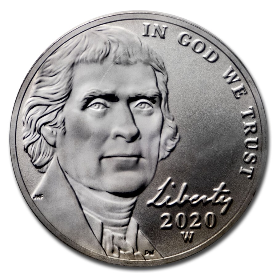 2020-W Jefferson Nickel Reverse Proof Special Edition