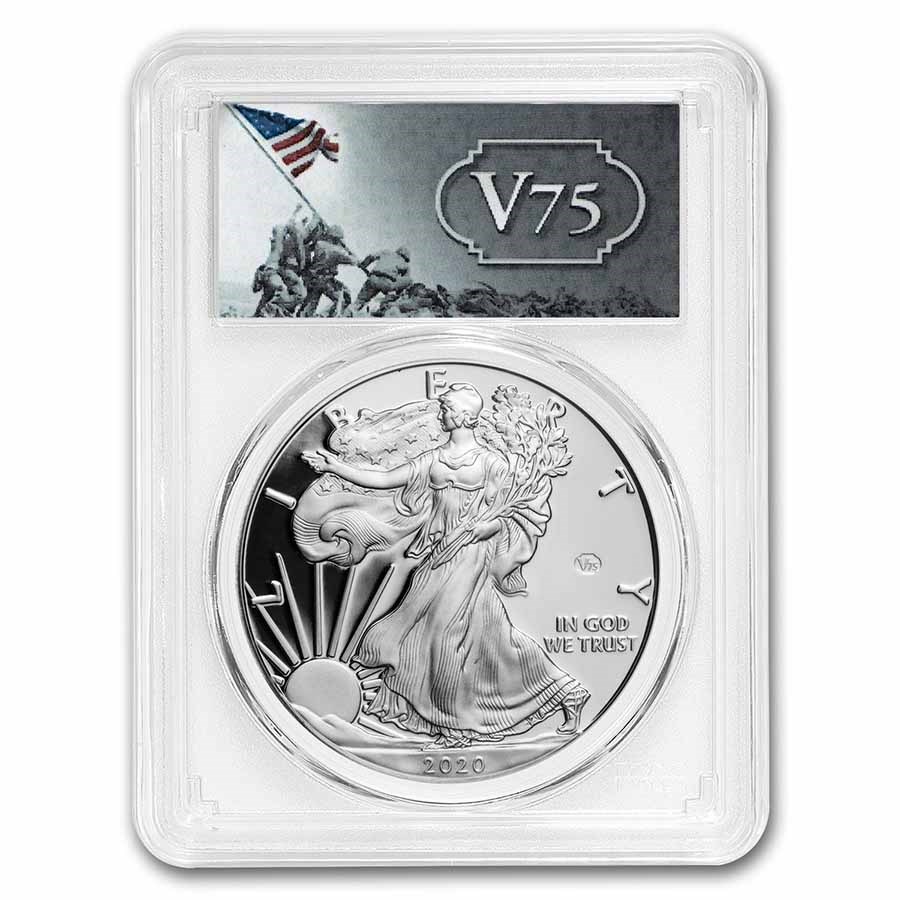 2020-W Proof Silver Eagle PR-69 PCGS (FS, V75 Privy)