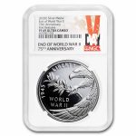 (2020) World War II Silver Anniversary Medal PF-69 NGC (FR)