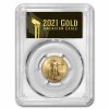 2021 1/4 oz American Gold Eagle (Type 2) MS-70 PCGS (FDI, Black)