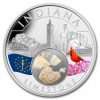 2021 1 oz Ag Treasures of the U.S. Indiana Limestone (Colorized)