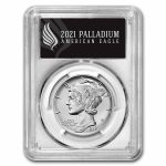 2021 1 oz American Palladium Eagle MS-70 PCGS (FS®, Black)