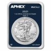 2021 1 oz American Silver Eagle (Type 2) (MintDirect® Single)