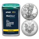 2021 1 oz Silver Eagles (Type 1) (MD Premier + PCGS FS Tube)