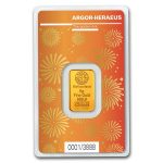 2021 5 gram Gold Bar - Argor-Heraeus Year of the Ox (In Assay)