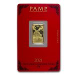 2021 5 gram Gold Bar - PAMP Suisse Year of the Ox (In Assay)