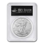 2021 American Silver Eagle (Type 1) MS-70 PCGS (FDI, Black)