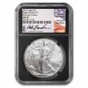 2021 American Silver Eagle (Type 2) MS-70 NGC (FDI, Gaudioso)