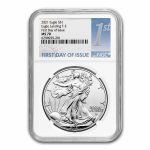 2021 American Silver Eagle (Type 2) MS-70 NGC (FDI)