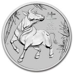 2021 Australia 1 oz Platinum Lunar Ox BU (Series III)