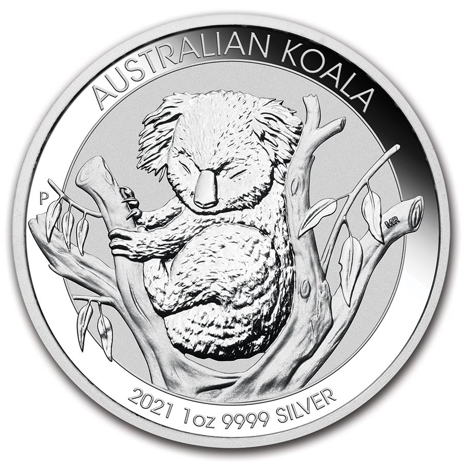 2021 Australia 1 oz Silver Koala BU