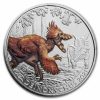 2021 Austria Cupro-Nickel €3 Color Supersaurs (Deinonychus)