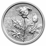 2021 Austria Silver €10 Language of Flowers (Rose)