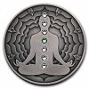 2021 Cameroon 2 oz Silver Antique Chakra; Anahata