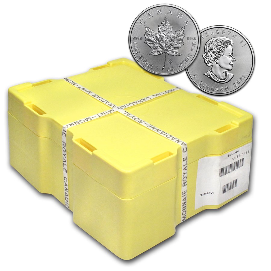 2021 Canada 500-Coin Silver Maple Leaf Monster Box (Sealed)