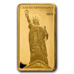 2021 Fiji 1/100 oz Landmarks Of The World (Statue of Liberty)