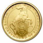2021 GB 1/4 oz Gold Queen's Beasts Greyhound Proof (Box & COA)