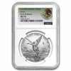 2021 Mexico 1 oz Silver Libertad MS-70 NGC (ER, Coat of Arms)
