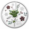 2021 Niue 1 oz Ag $2 Star Wars Season's Greetings Ornament Proof