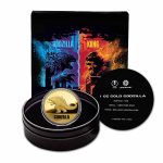 2021 Niue 1 oz Gold $250 Godzilla (w/ Gift Tin & COA)