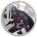 2021 Niue 1 oz Silver $2 Star Wars The Mandalorian (w/Box & COA)