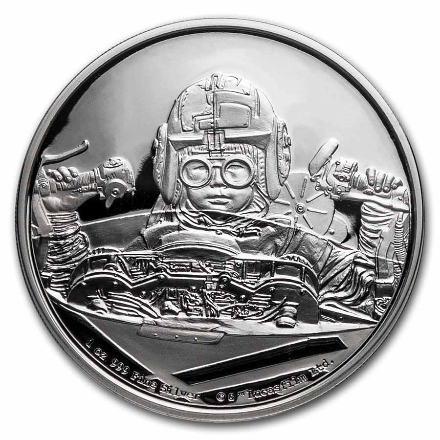 2021 Niue 1 oz Silver Star Wars Anakin Skywalker (Box & COA)