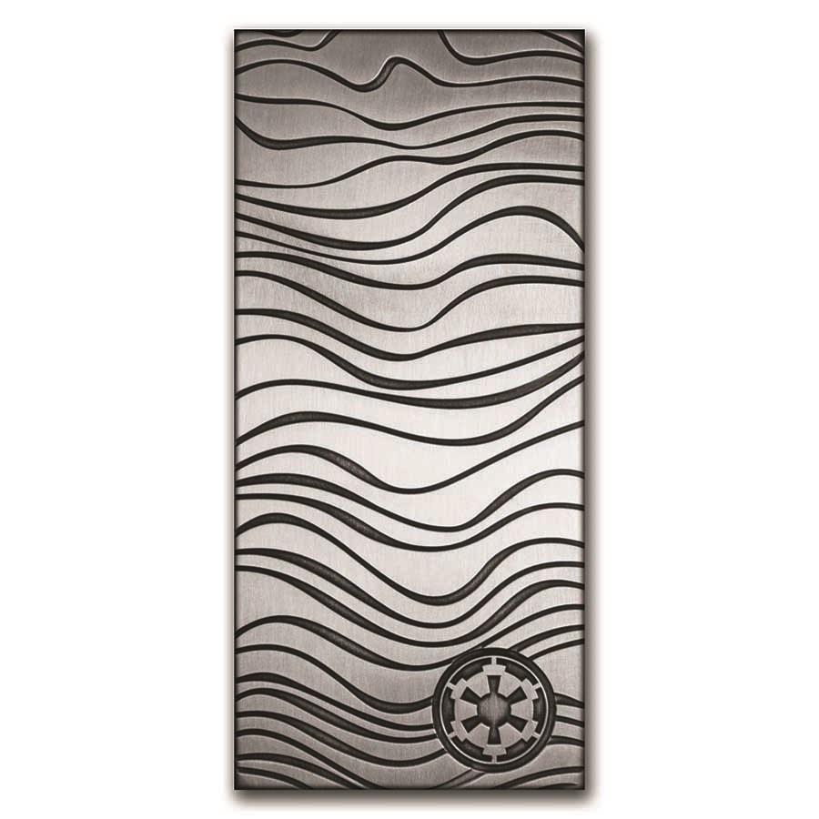 2021 Niue 10 oz Silver $20 Star Wars: Mandalorian Beskar Bar
