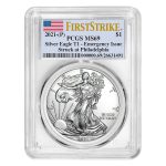 2021 (P) American Silver Eagle MS-69 PCGS (FirstStrike)