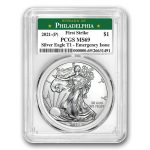 2021 (P) American Silver Eagle MS-69 PCGS (FS, Philadelphia)